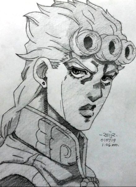 Джоджо рисунки Джорно