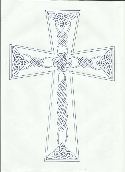 Крест эскиз