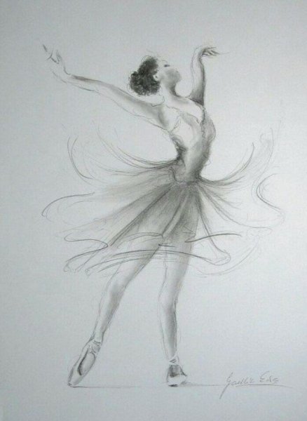 Рисунок на тему балет