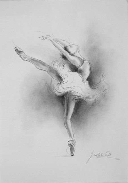 Рисование балерины