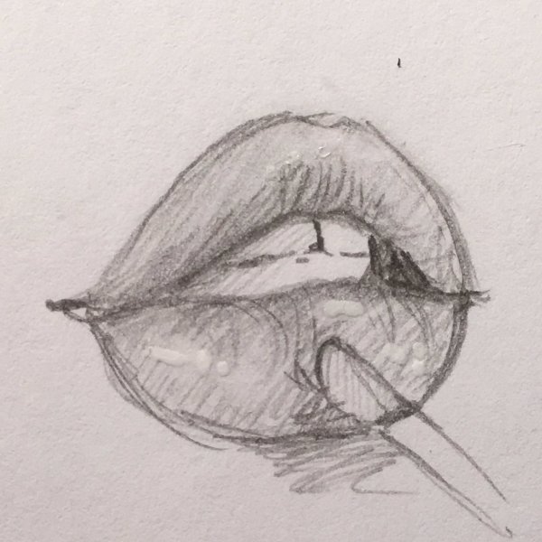 Поцелуй карандашом