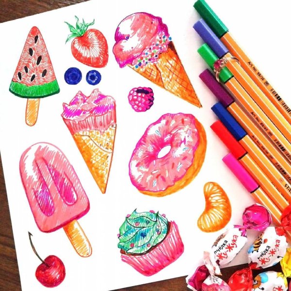 Сладости для рисования