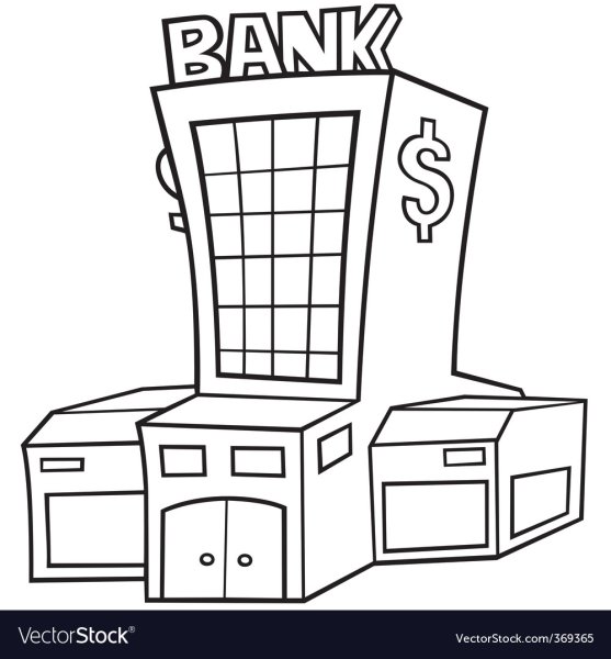 Банк раскраска