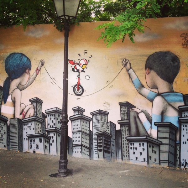 Настенная живопись уличные