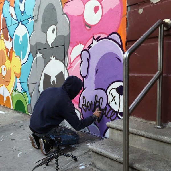 Street Art граффити Wu Tang