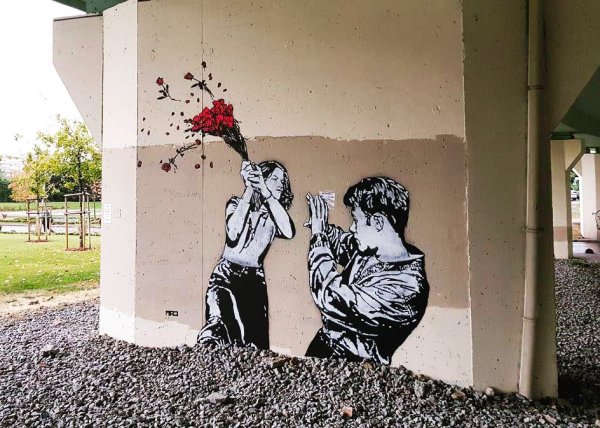 Бэнкси художник любовь