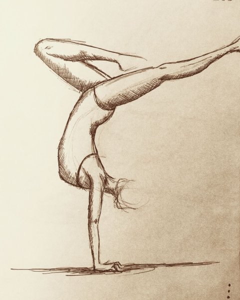 Скетч гимнастка