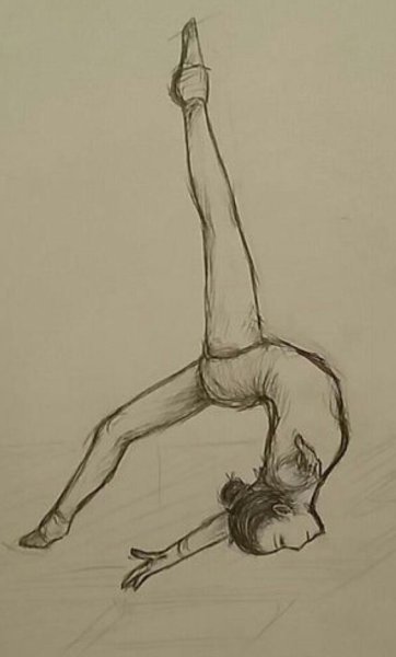 Наброски гимнасток