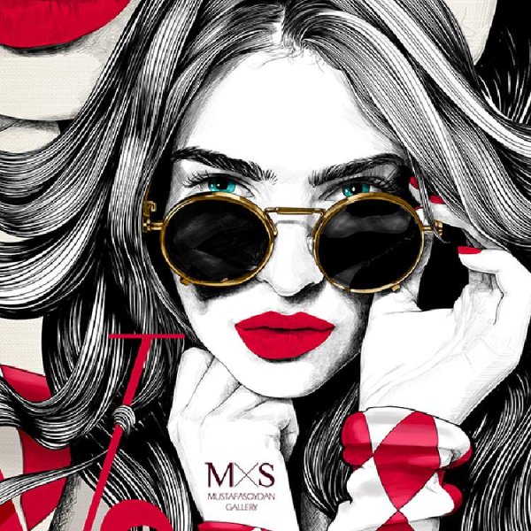 Стильные фэшн иллюстрации