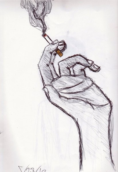 Одиночество карандашом