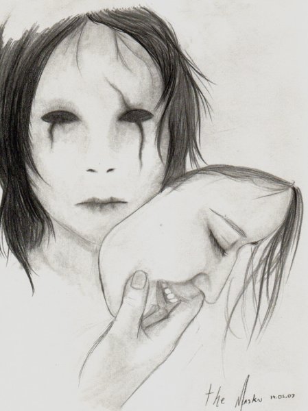 Грустные рисунки