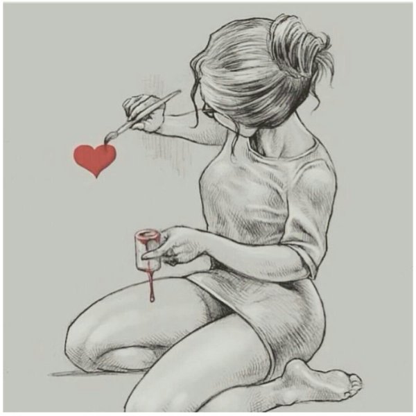 Рисование одиночество