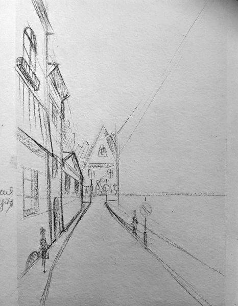 Изображение пространства линейная перспектива