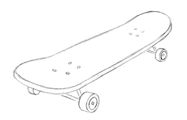 Скейтборд эскиз