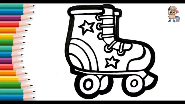 Ролики раскраска для детей