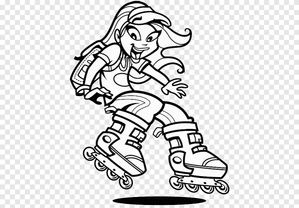 Раскраски для девочек спорт