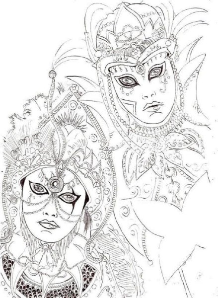 Карнавал рисунок