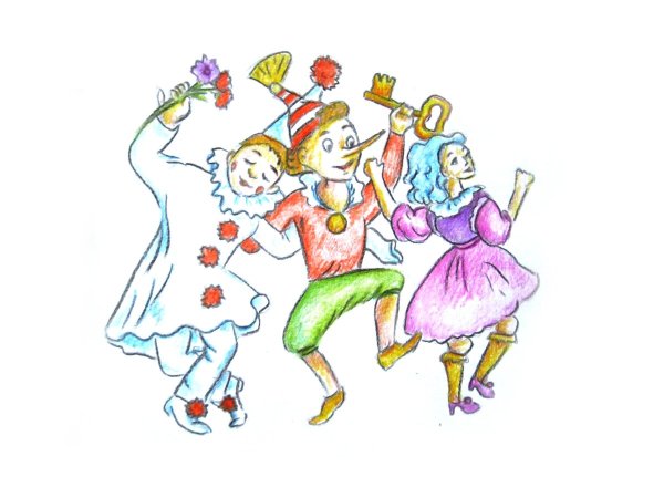 Карнавал рисунок