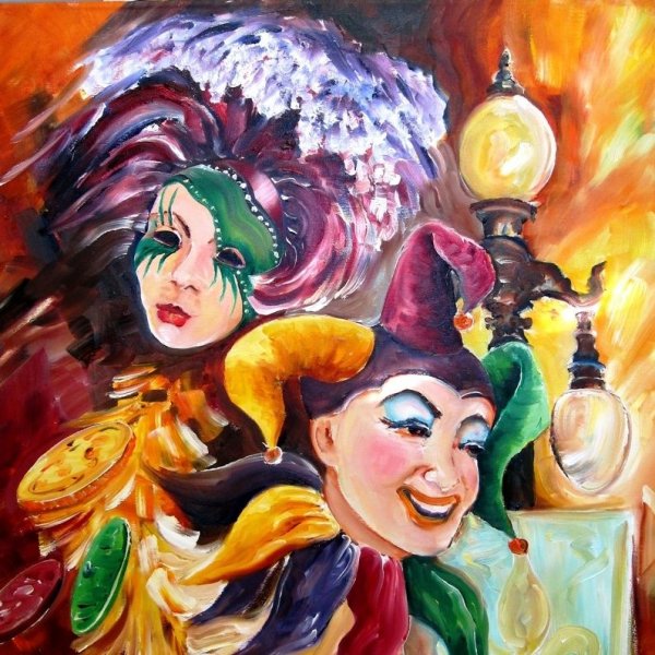 Эскиз карнавальной маски