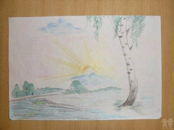 Рисунок утро