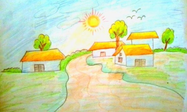 Рисунок утро