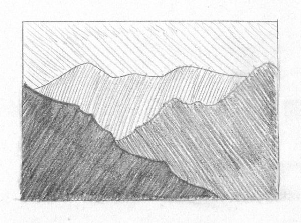 Упражнения по штриховке карандашом