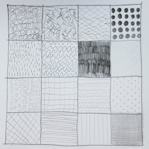 Графические упражнения штриховка