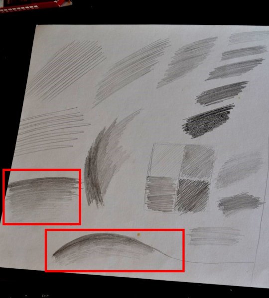 Штриховка карандашом