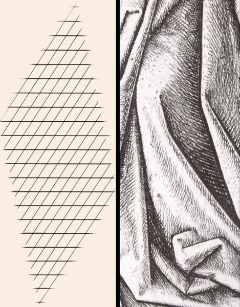 Академическая техника штриховки