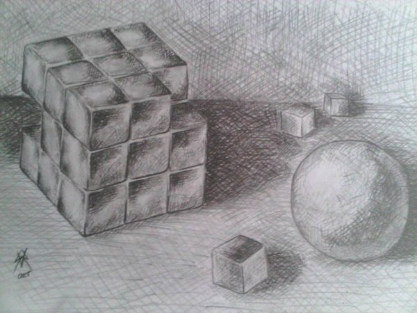 Штрихование карандашом для начинающих