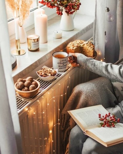 Уютный осенний интерьер