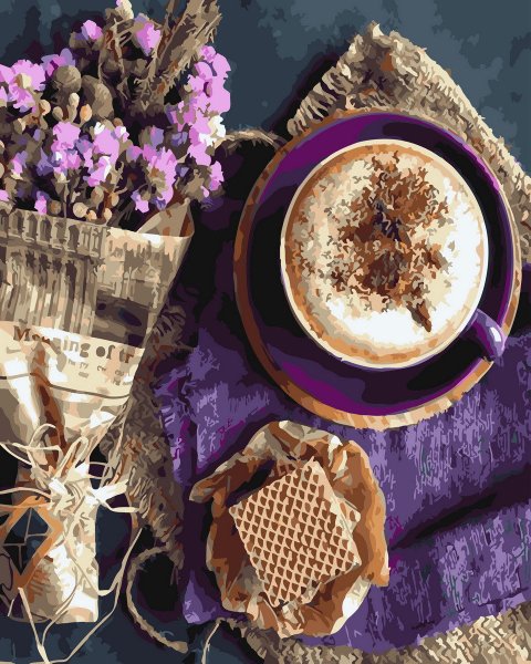 Фиолетовый кофе