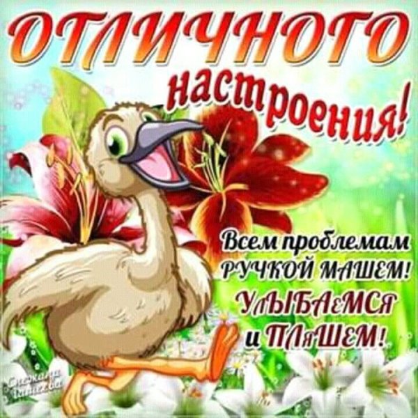 Открытки с пожеланиями хорошего настроения