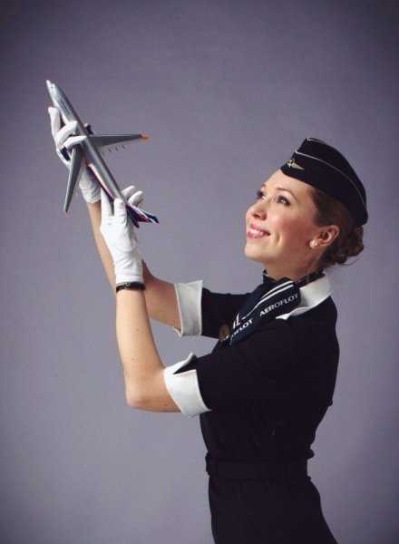 Шарж стюардесса