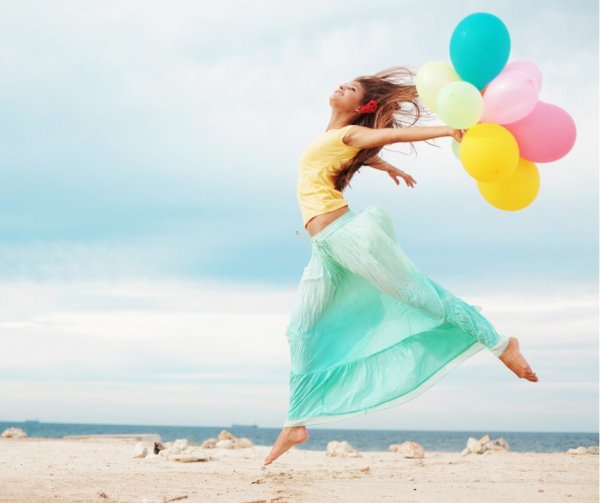 Счастливая девушка