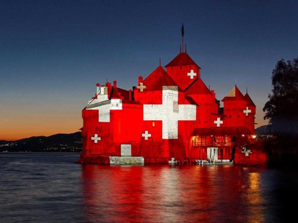 Шильонский замок Швейцария