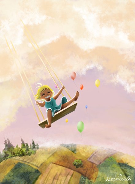 Качание на качелях