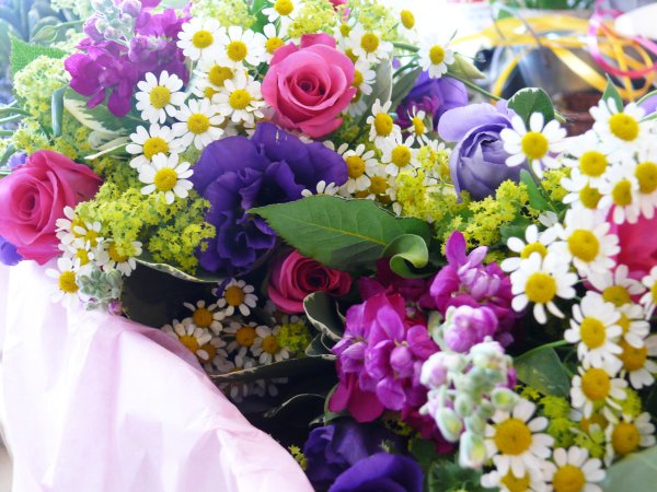 Яркий букет