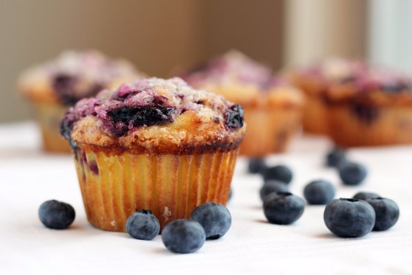 Черничный кекс