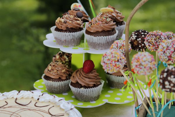 Кекс с днем рождения картинки