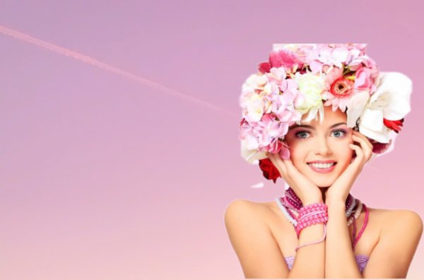 Фон для рекламы салона красоты