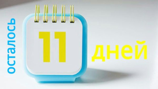 Осталось 11 дней