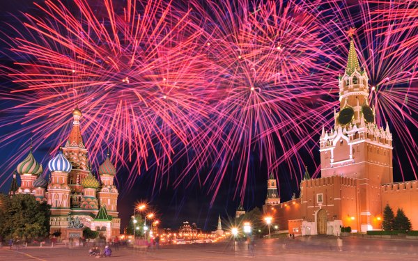 Салют Победы на красной площади