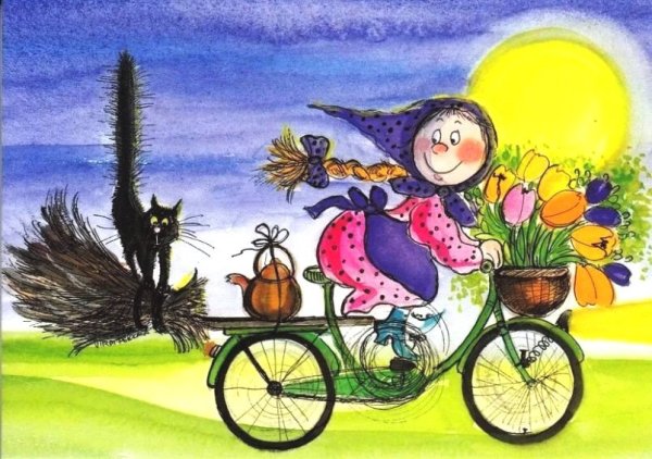 Доброе утро велосипед