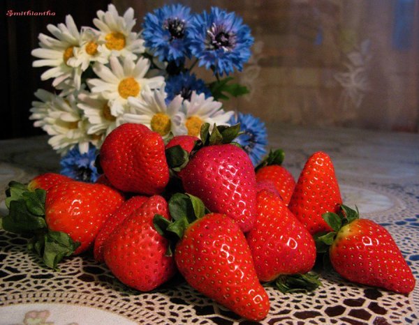 Открытки с клубникой