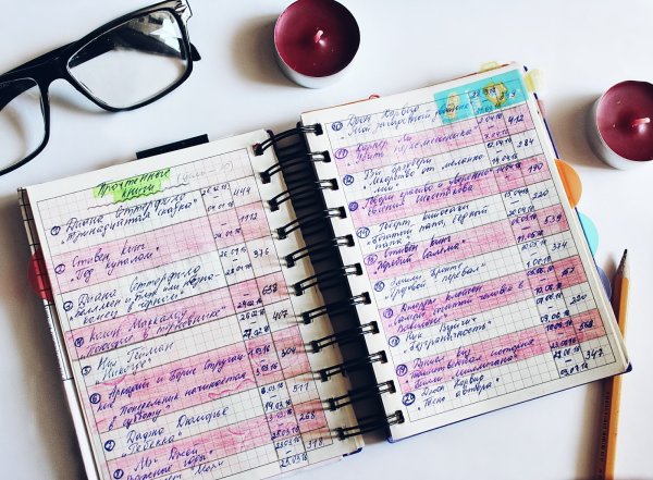 Заполнение ежедневника