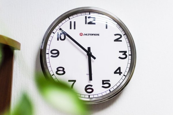 Конец рабочего дня часы