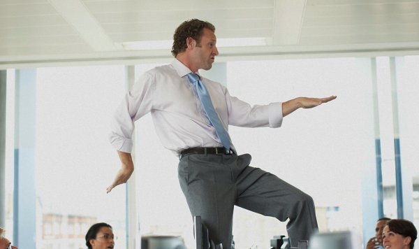 Конец рабочего дня в офисе