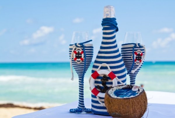 День рождения в морском стиле