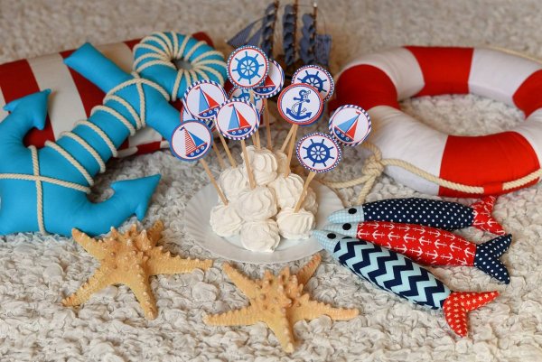 Украшение класса в морской тематике